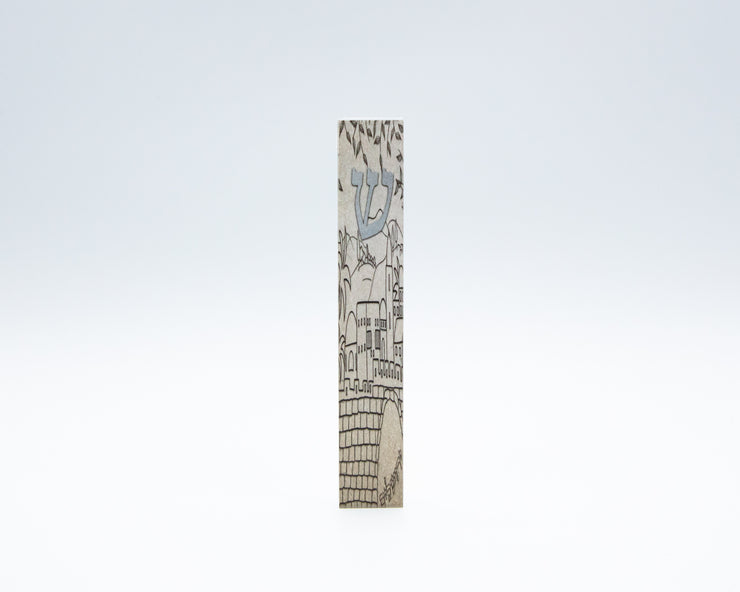 Plexiglass Mezuzah Art 3 Pack.