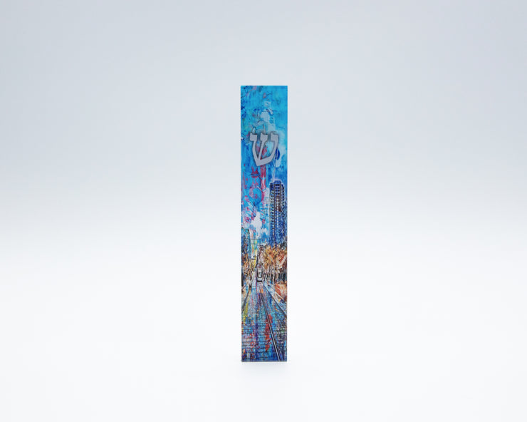 Plexiglass Mezuzah Art 3 Pack.