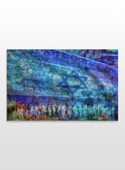 Blue Kotel Wall of Israel