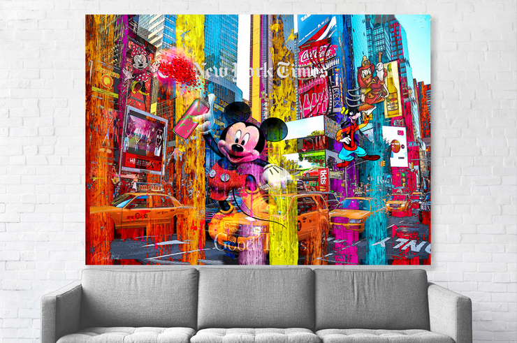 Disney takes Time square