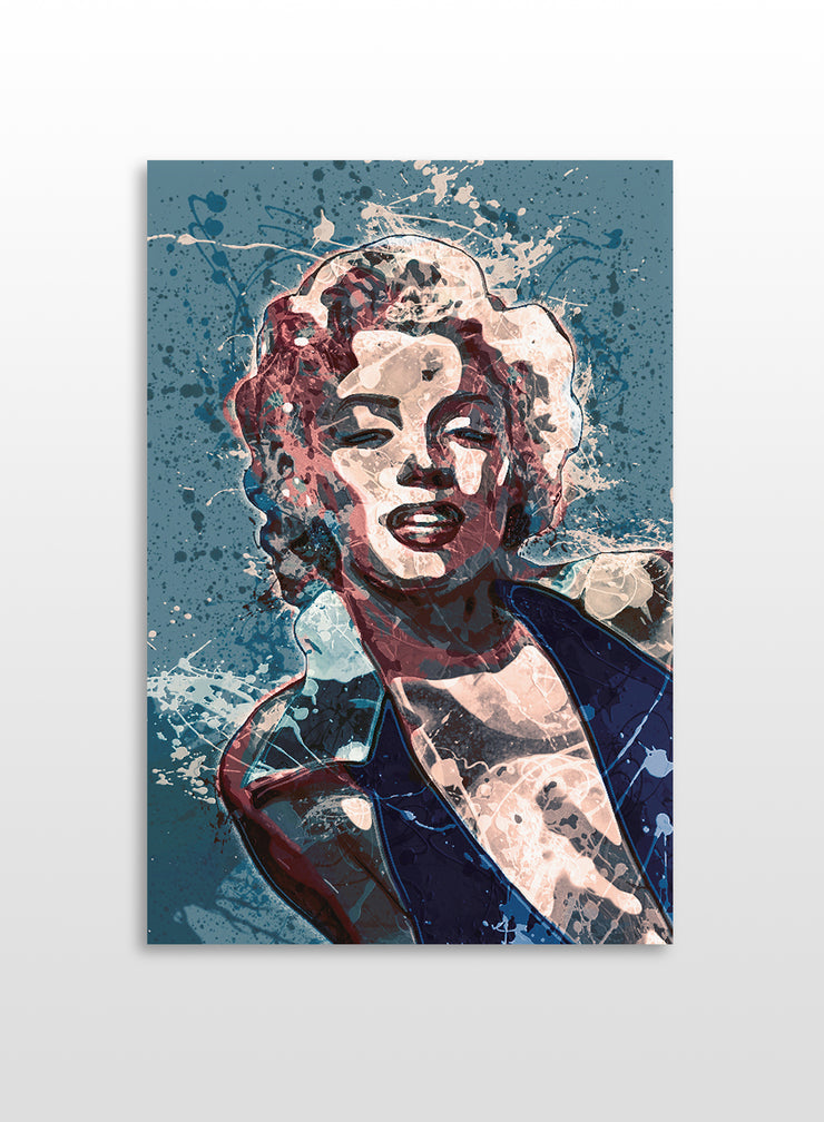 Blue Marilyn Monroe Art